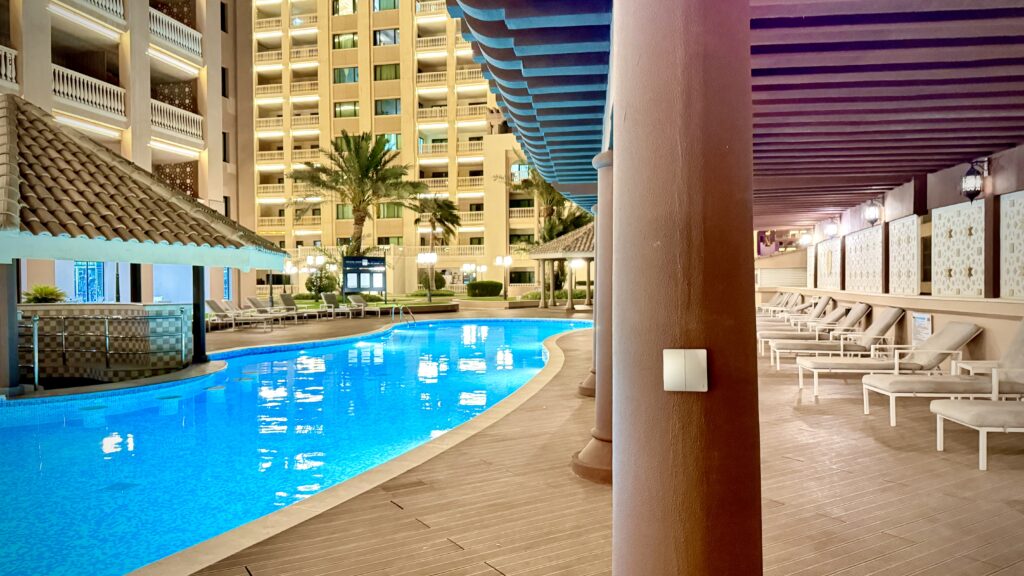 A dimi switch installed outdoor in swimming pool for wireless battery free control