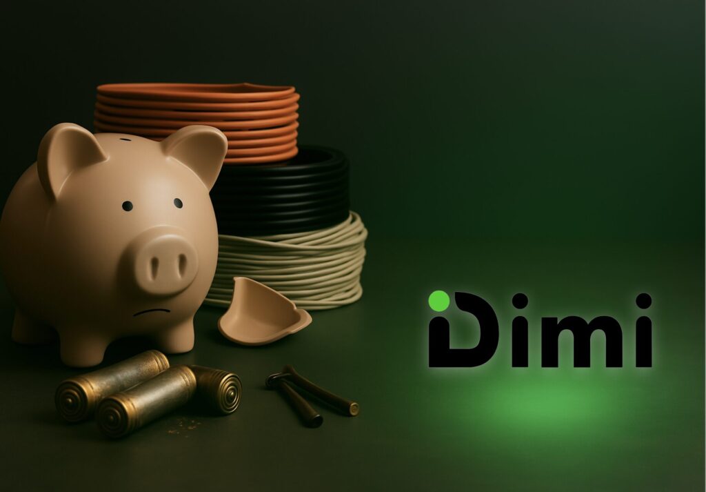 smart device cost, battery-free, maintenance-free tech, Dimi vs battery, hidden costs