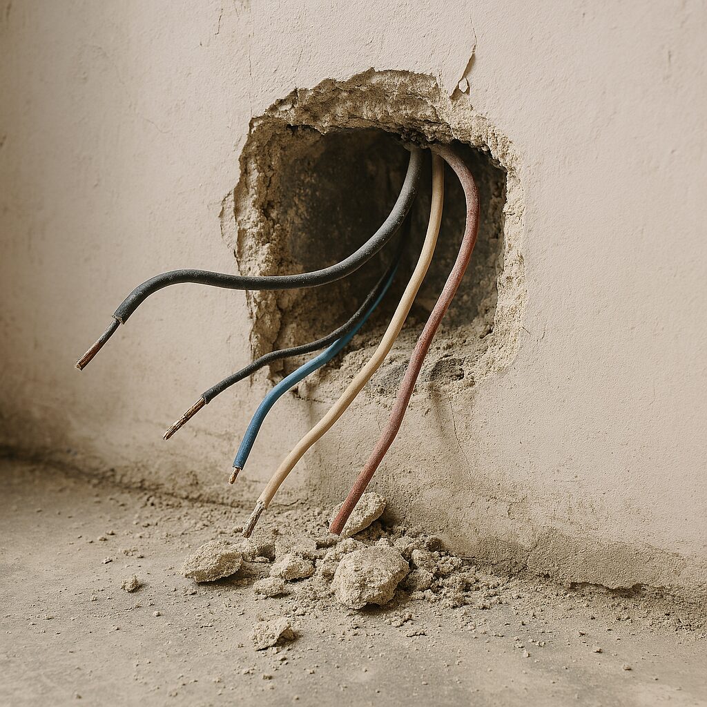 Dimi vs traditional systems messy traditional installation