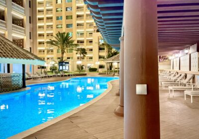 A dimi switch installed outdoor in swimming pool for wireless battery free control